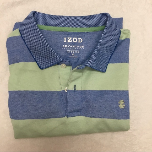 IZOD Mens Advantage Performance Stretch Polo size XL - Picture 1 of 4